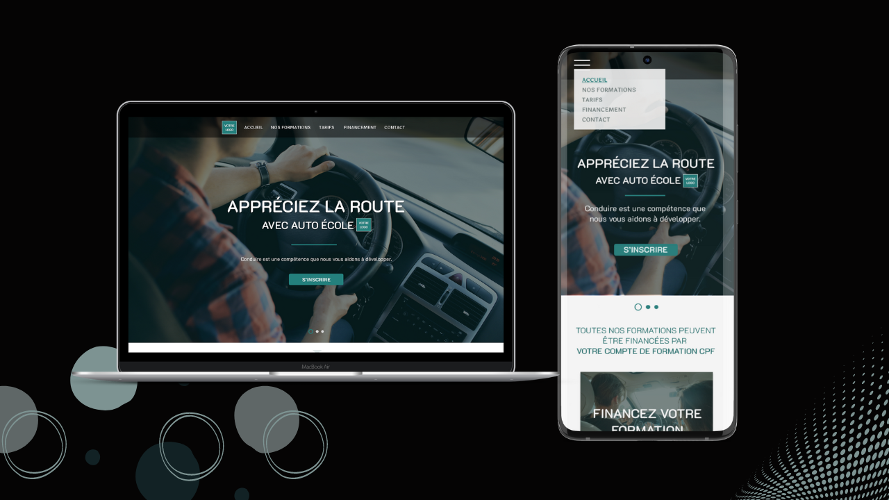 Auto école - Création de site Internet Paris - Blossom Digital Agency