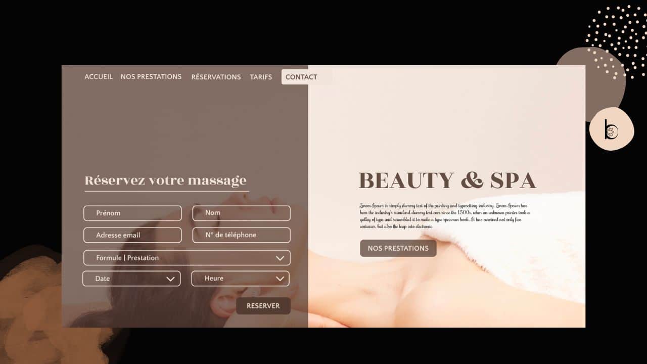 Beauté et SPA - Création de site Internet Paris - Blossom Digital Agency